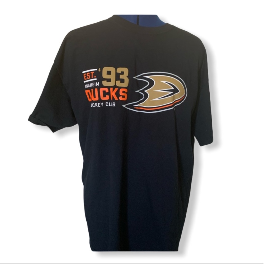 Mel Merc Anaheim Duck 1993 Black T-Shirt XL 119 - Picture 1 of 7